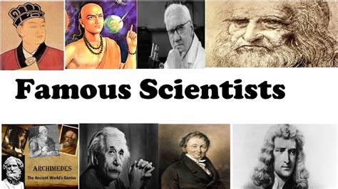 10 Famous Scientists and Their Contributions